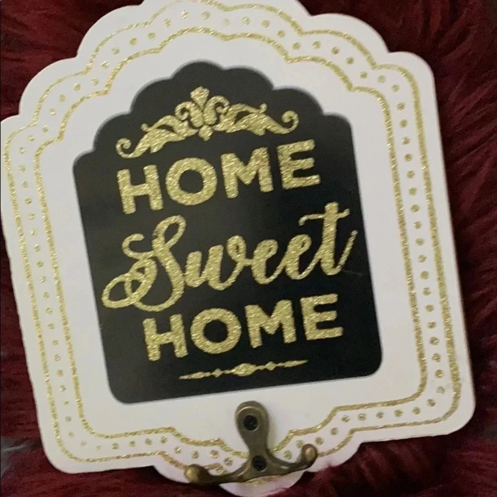 Home sweet home decor key holder  wall hook